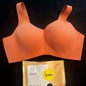 KNIX Padded V-Neck Evolution Pink Bra